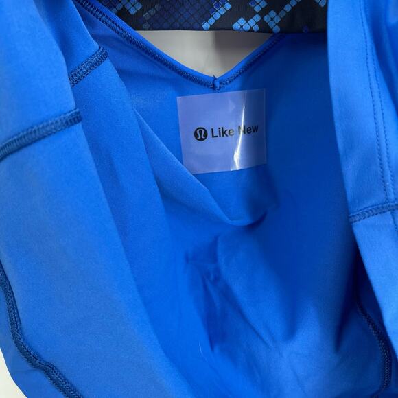 Lululemon Super Sport Tank in Pipe Blue Size 4 Built In Bra - Picture 5 of 9